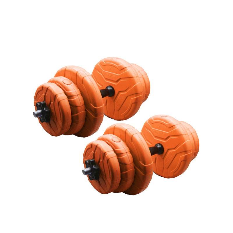دمبل گرد قابل تنظیم وزن 6 کیلوگرم مدل GS-M-113825 بسته دو عددی