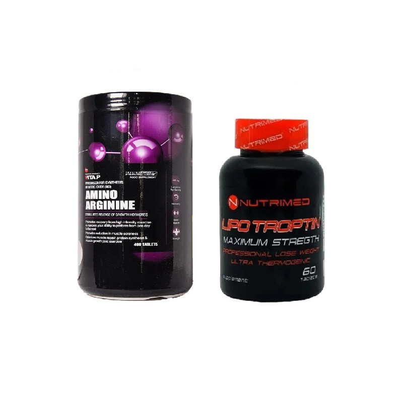 قرص آمینو آرژینین ویتاپی بسته 400 عددی به همراه قرص چربی سوز لیپو تروپین نوتریمد بسته 60 عددی قرص آمینو آرژینین ویتاپی بسته 400 عددی به همراه قرص چربی سوز لیپو تروپین نوتریمد بسته 60 عددی