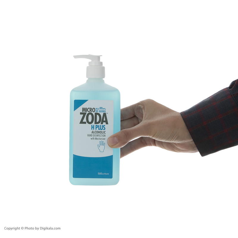 محلول ضدعفونی کننده میکرو زدا مدل 01 حجم 500 میلی لیتر