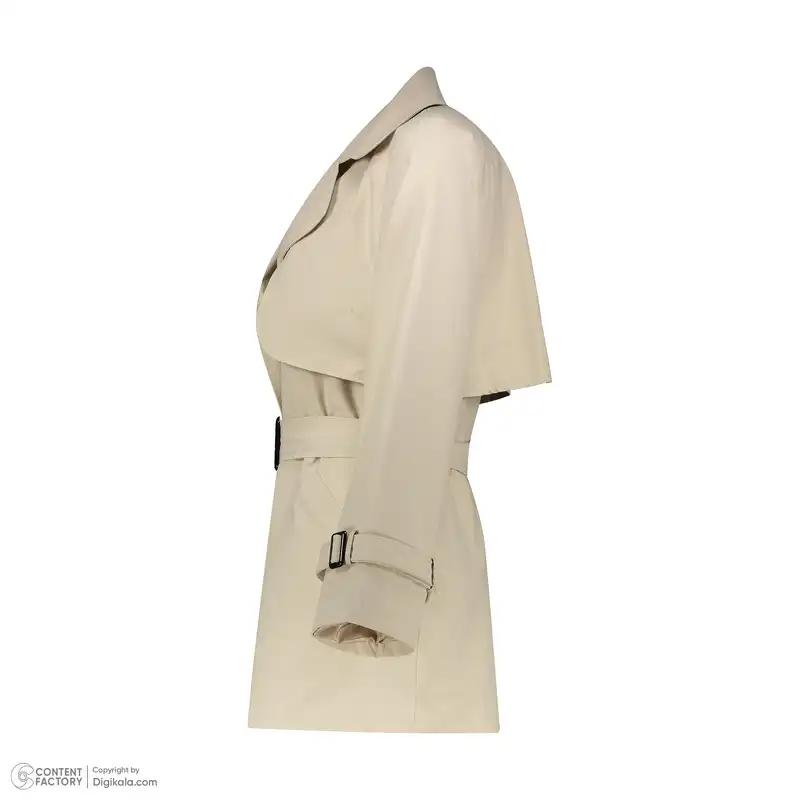 بارانی زنانه برنس مدل ژربا-43 رنگ کرم