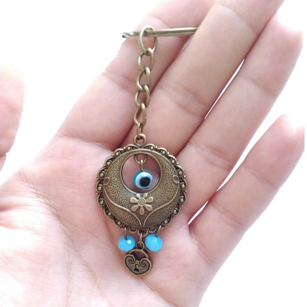 جاکلیدی دخترانه مدل چشم زخم