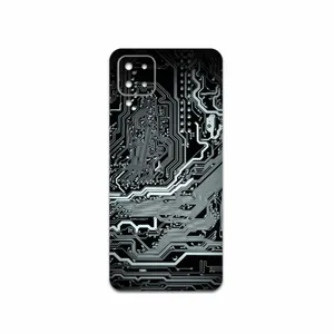 MAHOOT Black-Printed-Circuit-Board Cover Sticker for Samsung Galaxy M12