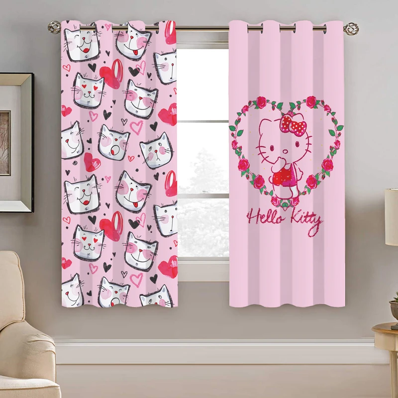 پرده نیروانا طرح گربه کودک مدل مخمل کد 4146 سایز 140×200 سانتی متر