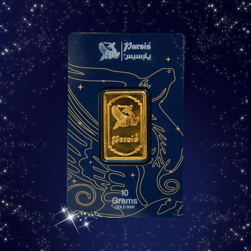 شمش طلا 24 عیار پارسیس مدل 010