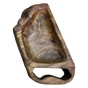 ظرف چوبی مدل روستیک