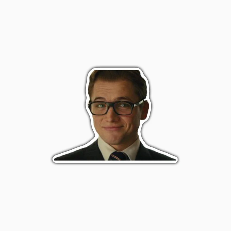 استیکر لپ تاپ و موبایل بووم طرح بازیگر مدل  Taron Egerton کد FR125