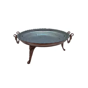 شیرینی خوری مسی مدل سه پایه کد S-4065