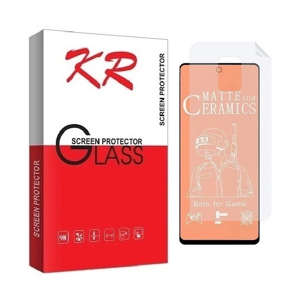 محافظ صفحه نمایش کی آر مدل  2CMN مناسب برای گوشی موبایل شیائومی Redmi Note 9 Pro به همراه محافظ پشت گوشی