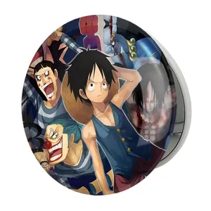 آینه جیبی خندالو طرح لوفی انیمه One Piece مدل تاشو کد 17266 