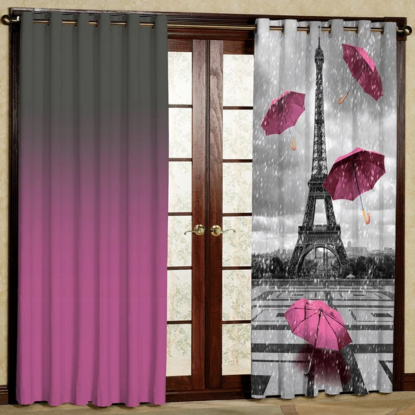 پرده مدل پانچی کد 5772 سایز 280x140 سانتی متر