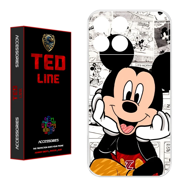 کاور تدلاین طرح میکی موس کد 1151 مناسب برای گوشی موبایل شیائومی Poco X6 Pro