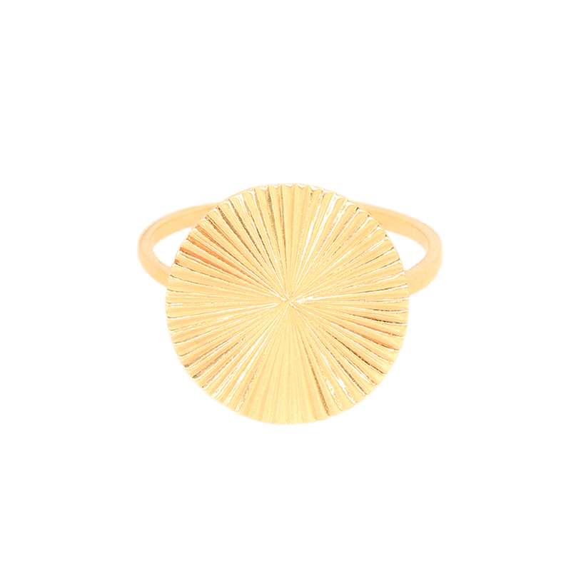 انگشتر طلا 18 عیار زنانه ماوی گالری مدل رینگ و دایره الحمبرا