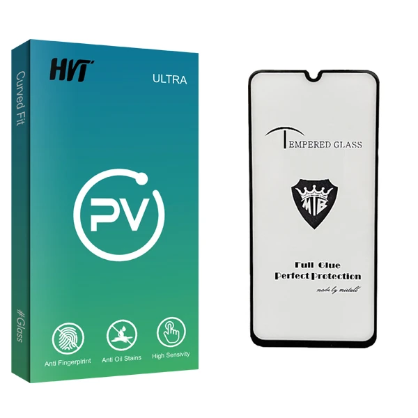 محافظ صفحه نمایش شیشه ای اچ وی تی مدل PV Glass MTB مناسب برای گوشی موبایل سامسونگ GALAXY A20