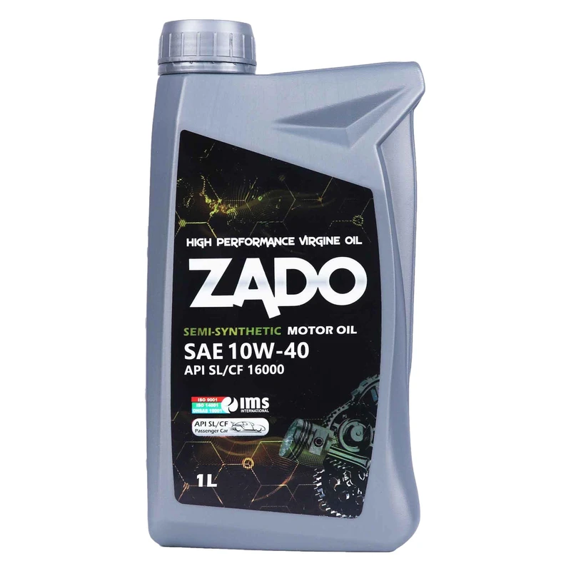 روغن موتور خودرو زادو مدل SAE 10W40-16000-SL حجم 1 لیتر