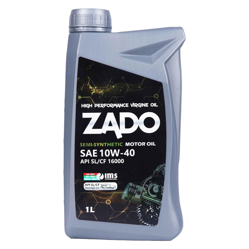 روغن موتور خودرو زادو مدل SAE 10W40-16000-SL حجم 1 لیتر