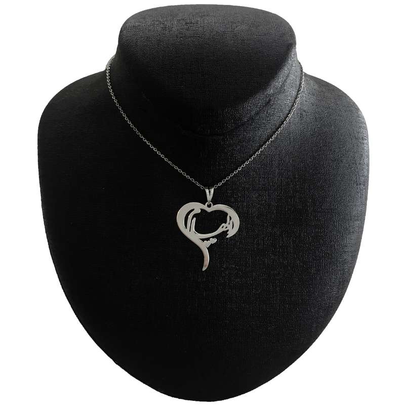 گردنبند نقره زنانه مدل الهام کد G-202