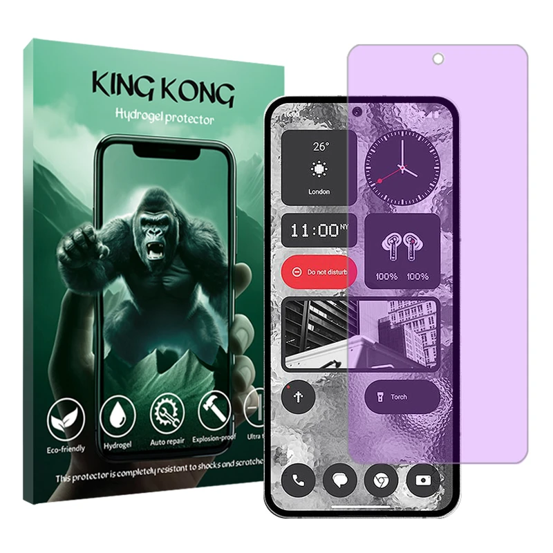 محافظ صفحه نمایش آنتی پرپل کینگ کونگ مدل Tough مناسب برای گوشی موبایل ناتینگ Phone 2
