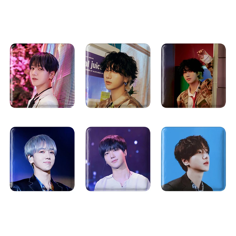 مگنت خندالو طرح یسونگ گروه سوپر جونیور Super Junior کد 1291A مجموعه 6 عددی