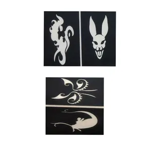 برچسب تتو موقت طرح 001 کد 65 بسته 2 عددی 