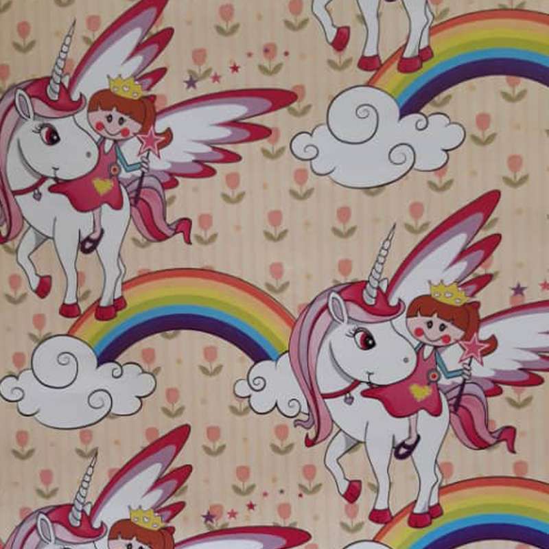 کاغذ کادو طرح پونی کد M148