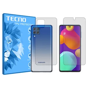 HyGEL tecno transparent screen protector suitable for Samsung Galaxy M62 mobile phone along with back protector