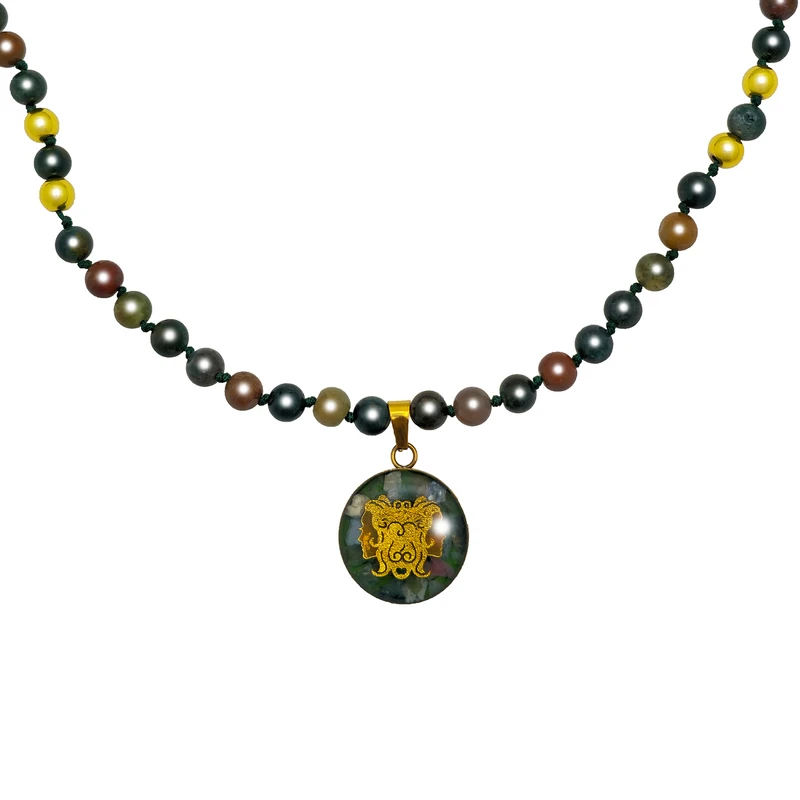 گردنبند زنانه مارک گلد مدل گردنبند زنانه سری دیانا ماه تولد خرداد DN03