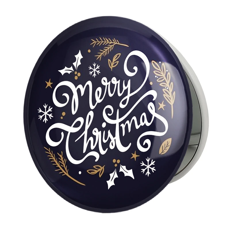 آینه جیبی خندالو طرح کریسمس Christmas مدل تاشو کد 22134 