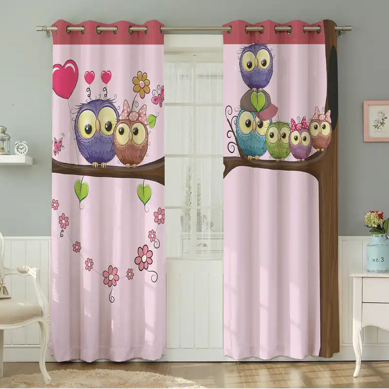 پرده نیروانا طرح کودک مدل مخمل کد 8486سایز 140×280 سانتی متر