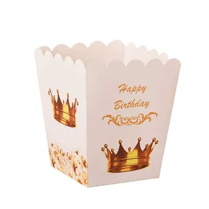 ظرف پاپ کورن مدل تاج بسته 10 عددی