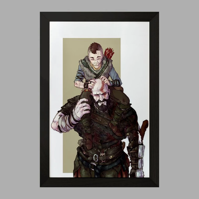 تابلو خندالو مدل بازی گاد آف وار God Of War کد 28624