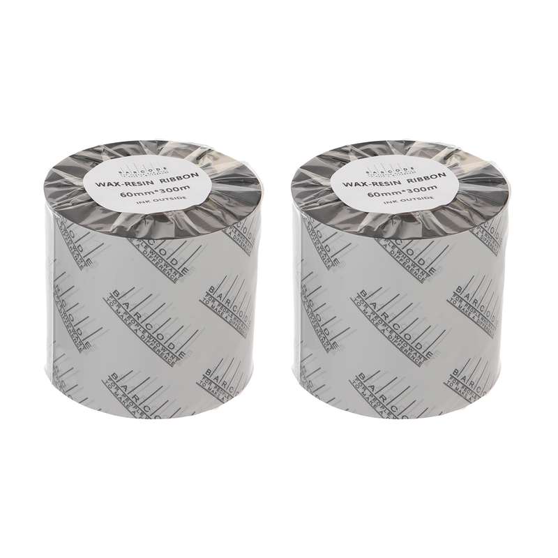 ریبون پرینتر لیبل زن بارکد مدل Wax-Resin 60 mm x 300 m بسته 2 عددی ریبون پرینتر لیبل زن بارکد مدل Wax-Resin 60 mm x 300 m بسته 2 عددی