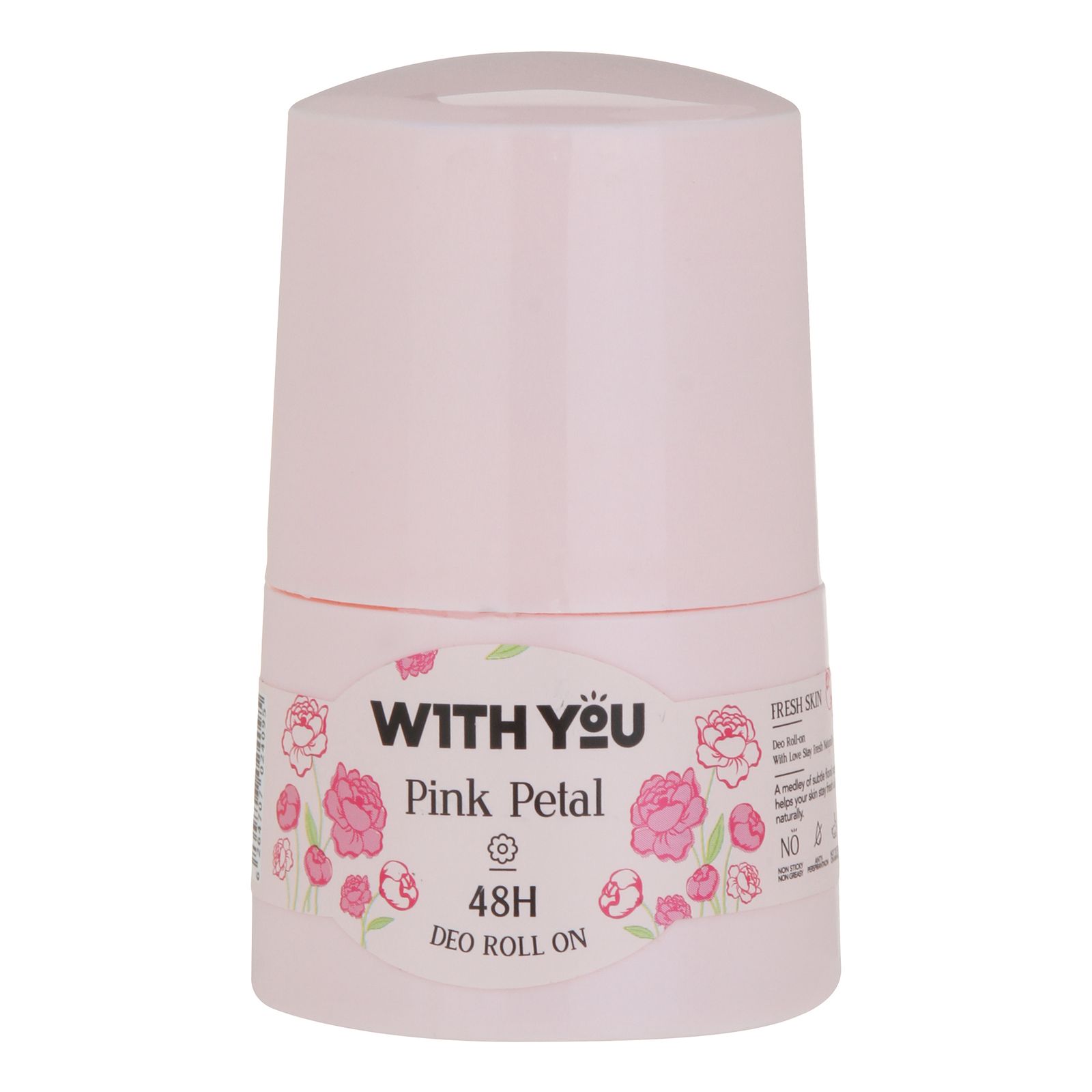 رول ضد تعریق زنانه ویت یو مدل PINK PETAL حجم 50 میلی لیتر -  - 1