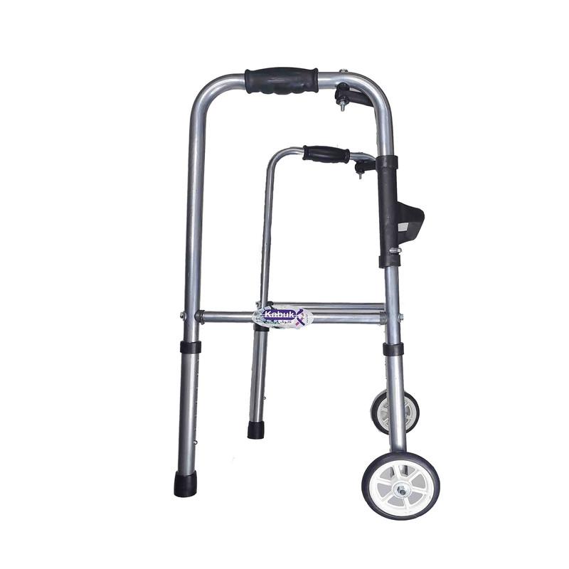 واکر تاشو مدل چرخ دار کابوک کد آلومینیومی