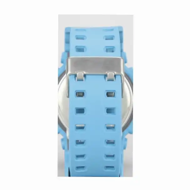 ساعت مچی دیجیتال مدل تک زمانه کرنومتردار بند سیلیکونی کد 7