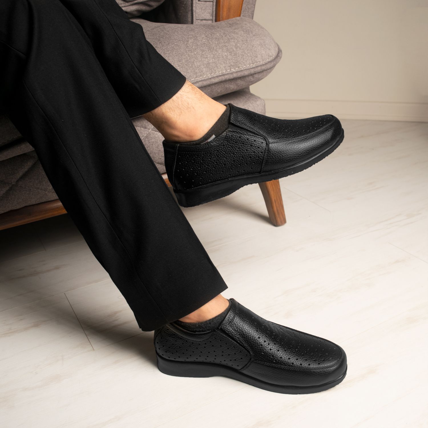 کفش روزمره مردانه چرم عطارد مدل چرم طبیعی کد SH54 -  - 19