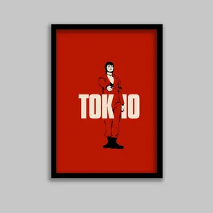 تابلو مدل توکیو سریال خانه کاغذی Money Heist کد LA-G10645-2