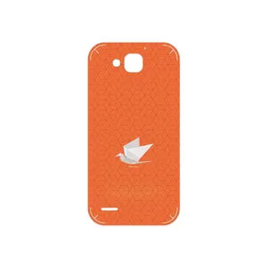 MAHOOT Minimalist origami bird Cover Sticker for Huawei Ascend G750