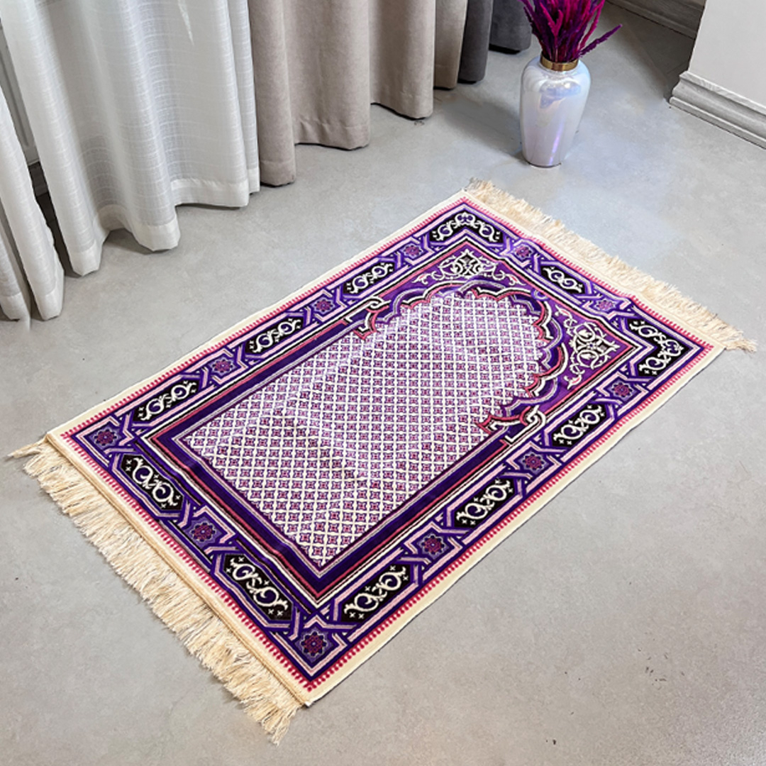 سجاده صفاهوم مدل گل برجسته کد 07