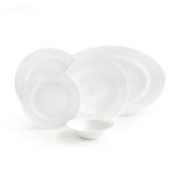 سرویس غذاخوری 28 پارچه چینی زرین ایران مدل رادیانس درجه 3