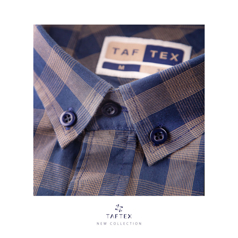 پیراهن آستین بلند مردانه تافتکس مدل TF106