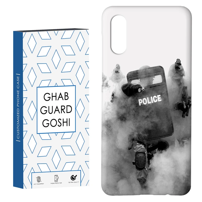 کاور قاب گارد گوشی طرح police کد Dimo-136 مناسب برای گوشی موبایل سامسونگ Galaxy A02 / M02