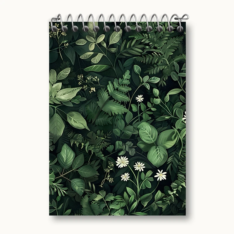 دفتر یادداشت 50 برگ خندالو طرح برگ سبز کد N2900