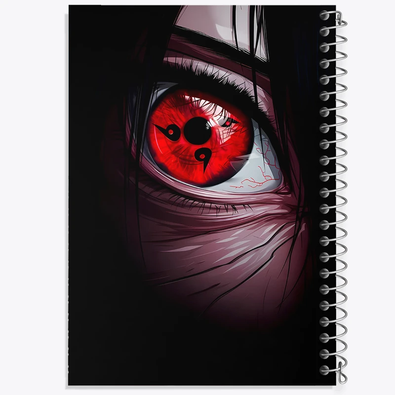 دفتر شطرنجی 50 برگ خندالو طرح انیمه ناروتو (Naruto) کد F5424