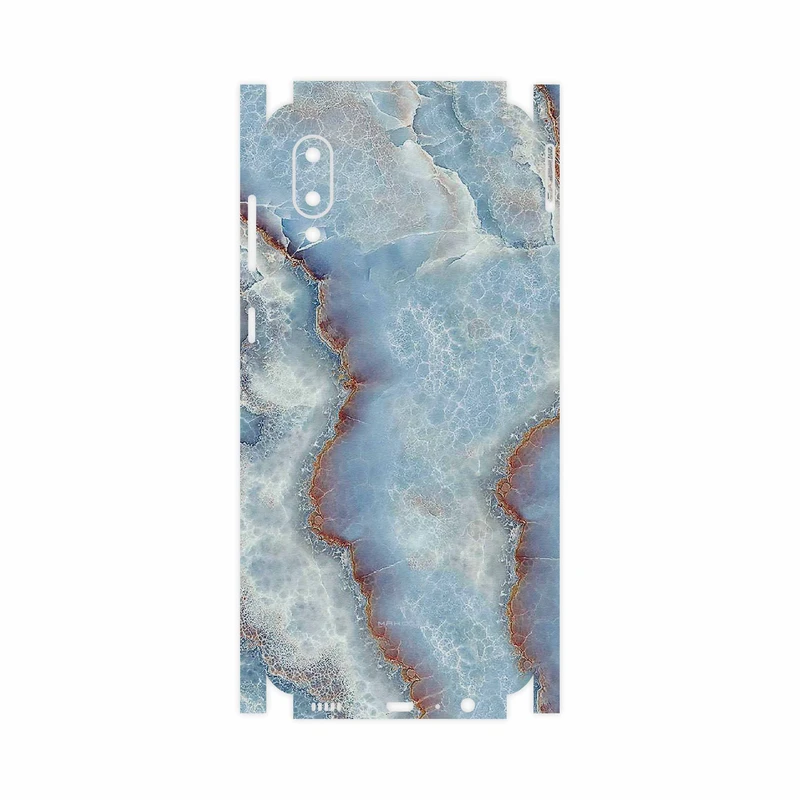 برچسب پوششی ماهوت مدل Blue-Ocean-Marble-FullSkin مناسب برای گوشی موبایل سامسونگ Galaxy A02