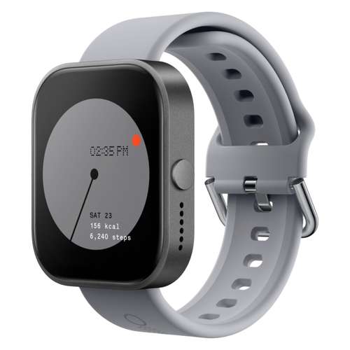 ساعت هوشمند ناتینگ مدل  Nothing CMF Watch Pro دارای قابلیت های صفحه نمایش رنگی، صفحه نمایش لمسی، کنترل سطح اکسیژن خون بند سیلیکون