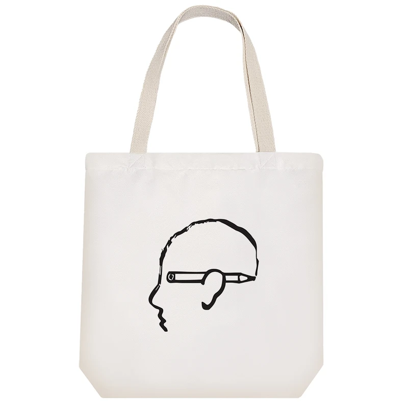 ساک خرید پارچه ای خندالو طرح تمرکز مدل توت بگ کد 6834