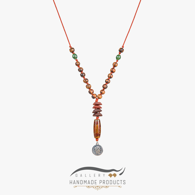 نیم ست نقره مردانه ریسه گالری مدل تبتی 1410-5248