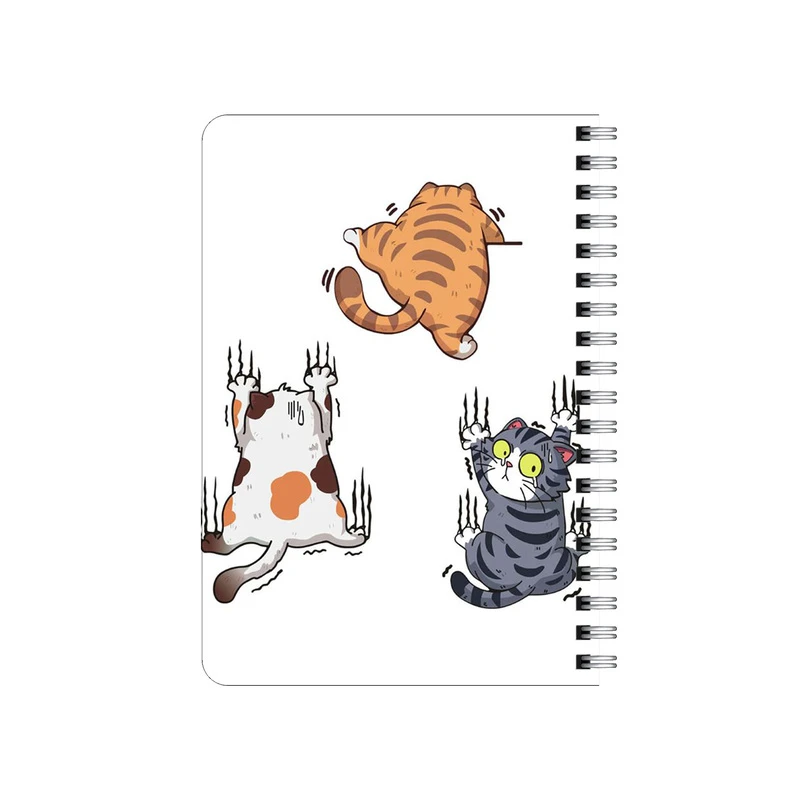 دفترچه یادداشت بامبیلیپ مدل چوبی طرح گربه و چنگول پنگول کد 0581797