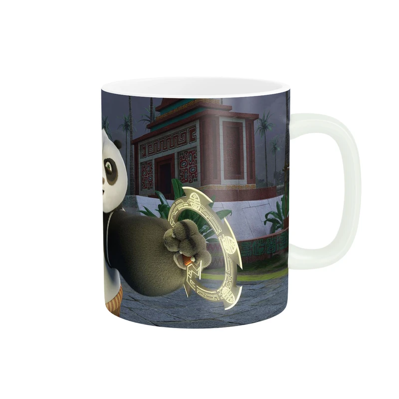 ماگ پاد آفرین مدل انیمیشن پاندای کونگ فو کار کد DKC831