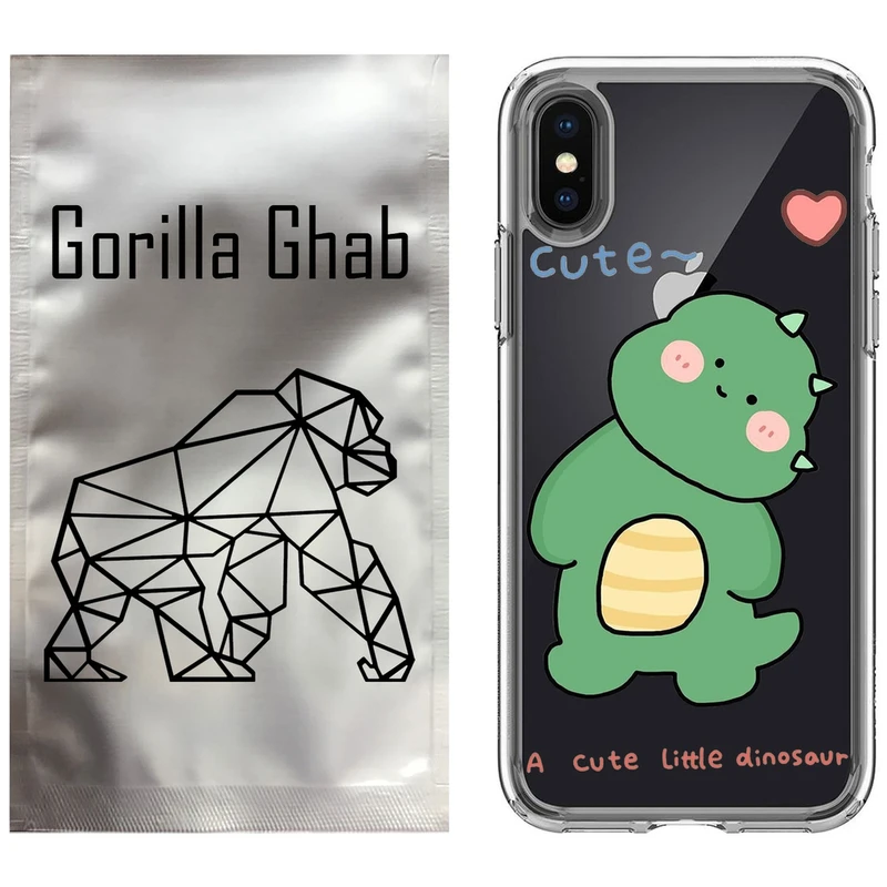 کاور گوریلا قاب مدل CLG کد 3 طرح دایناسور مناسب برای گوشی موبایل اپل iPhone X / XS